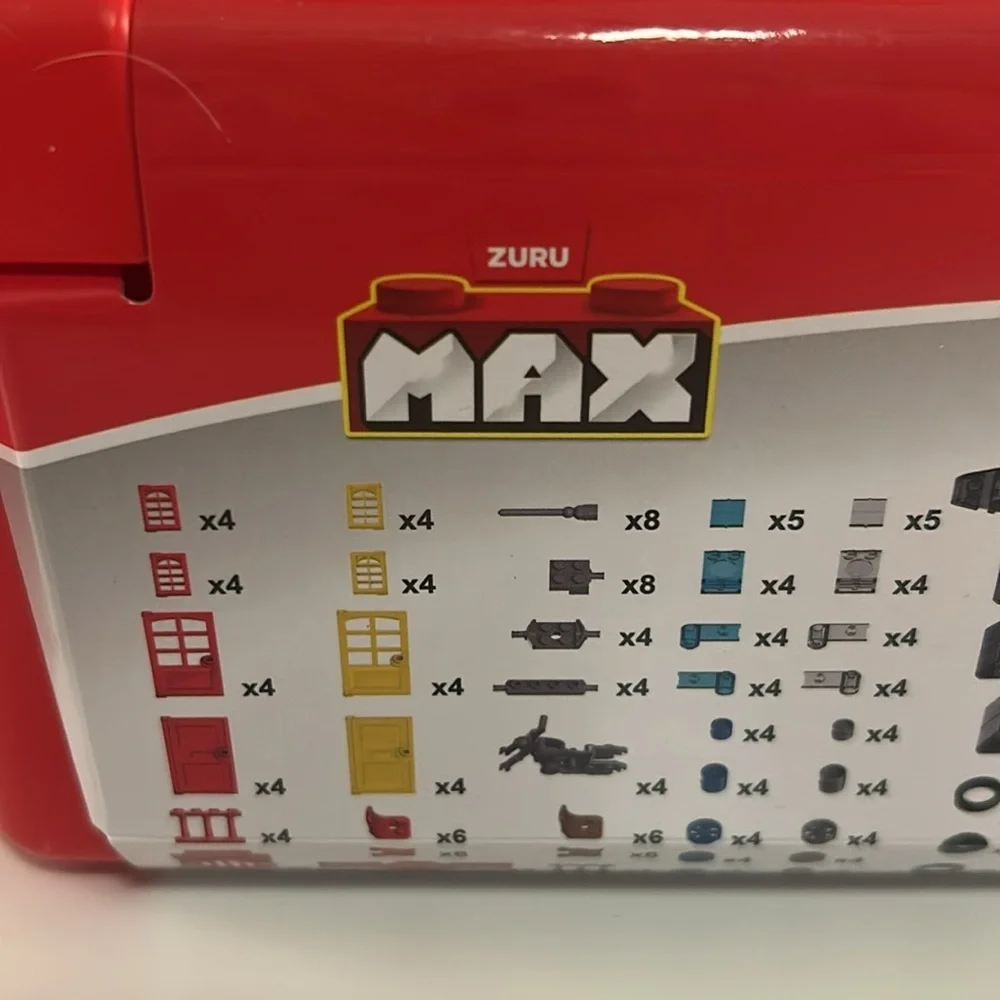 Zuru MAX Building‎ Set 250 Pieces Wheels Windows Doors New in Box!